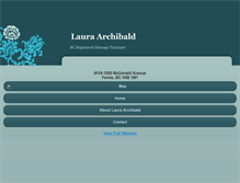 Tablet Screenshot of lauraarchibaldrmt.com